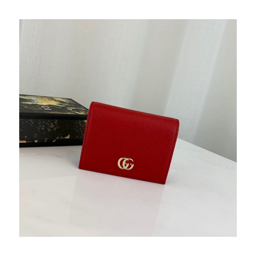 Gucci Leather Card Case Wallet
