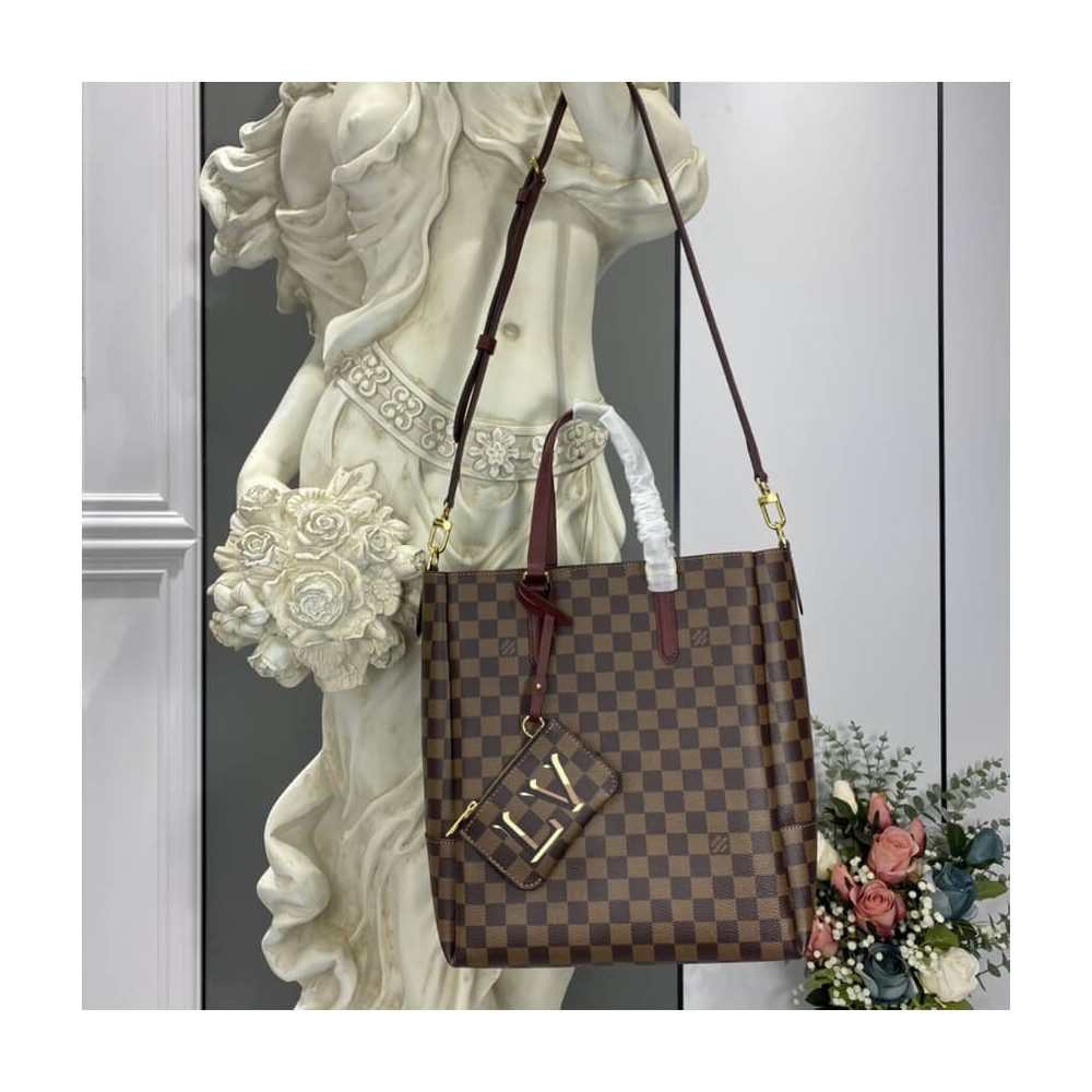 Louis Vuitton Damier Belmont MM Burgundy