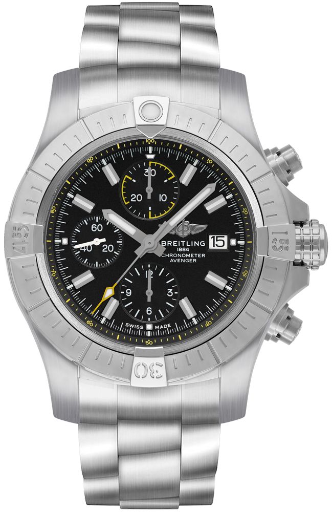 Breitling Avenger Black Dial Chronograph 45mm
