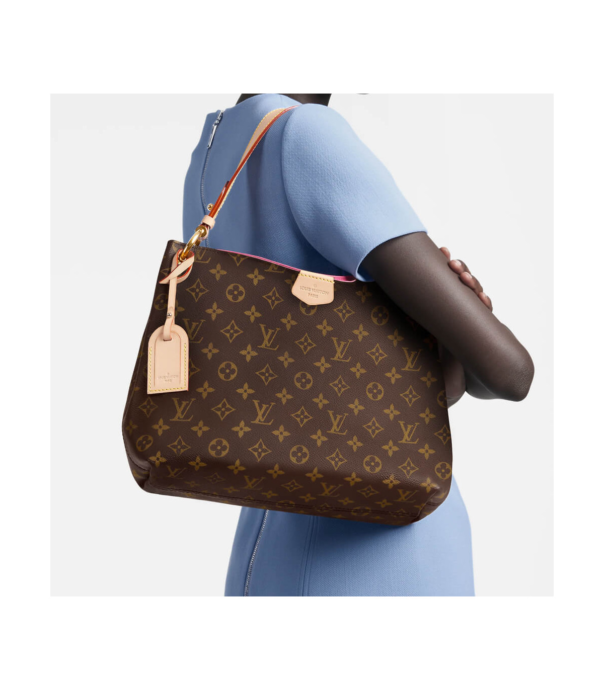 Louis Vuitton Monogram Graceful MM Peony