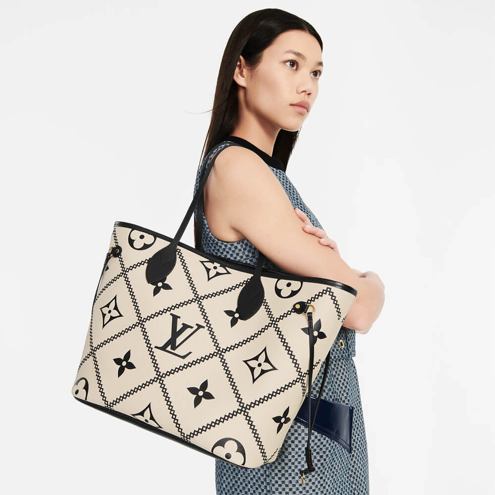 Louis Vuitton Neverfull MM Creme