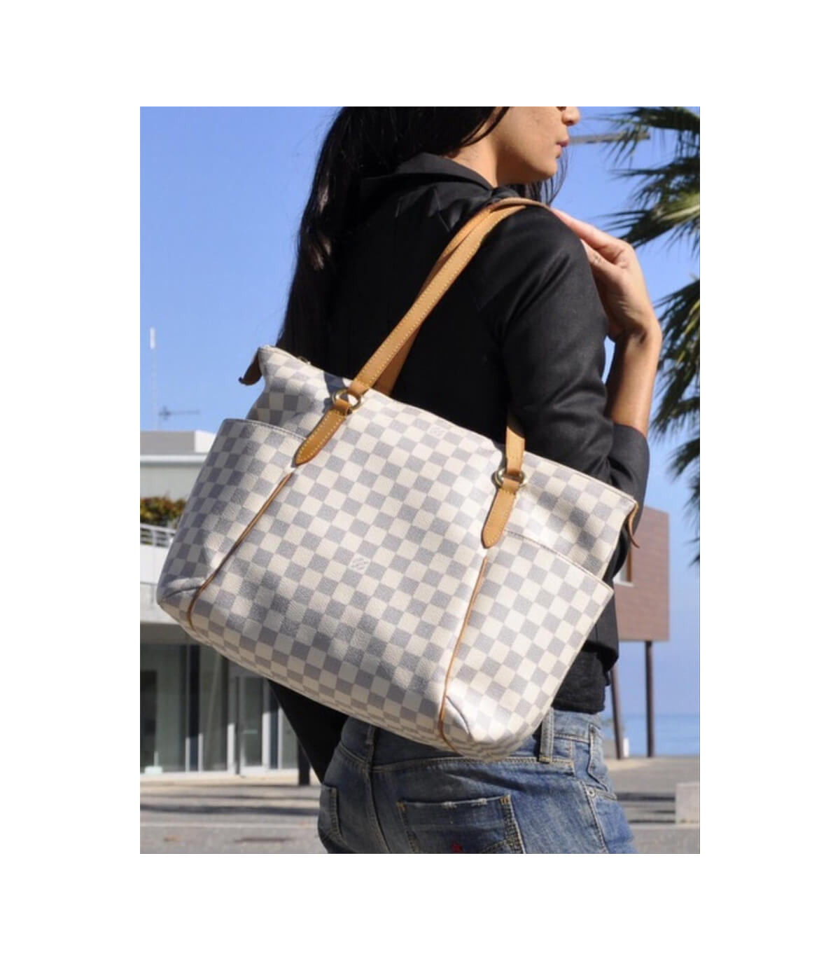 Louis Vuitton Damier Azur Totally MM