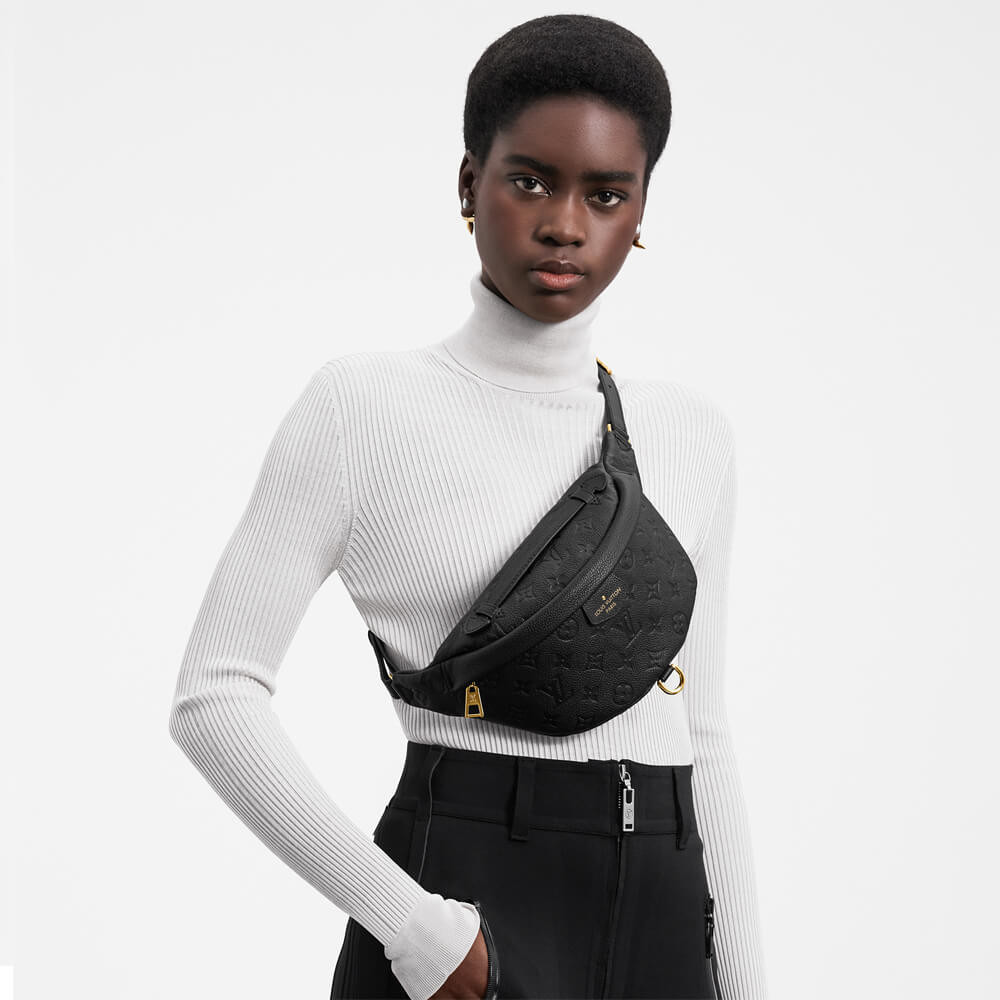 Louis Vuitton Monogram Empreinte Bumbag Black