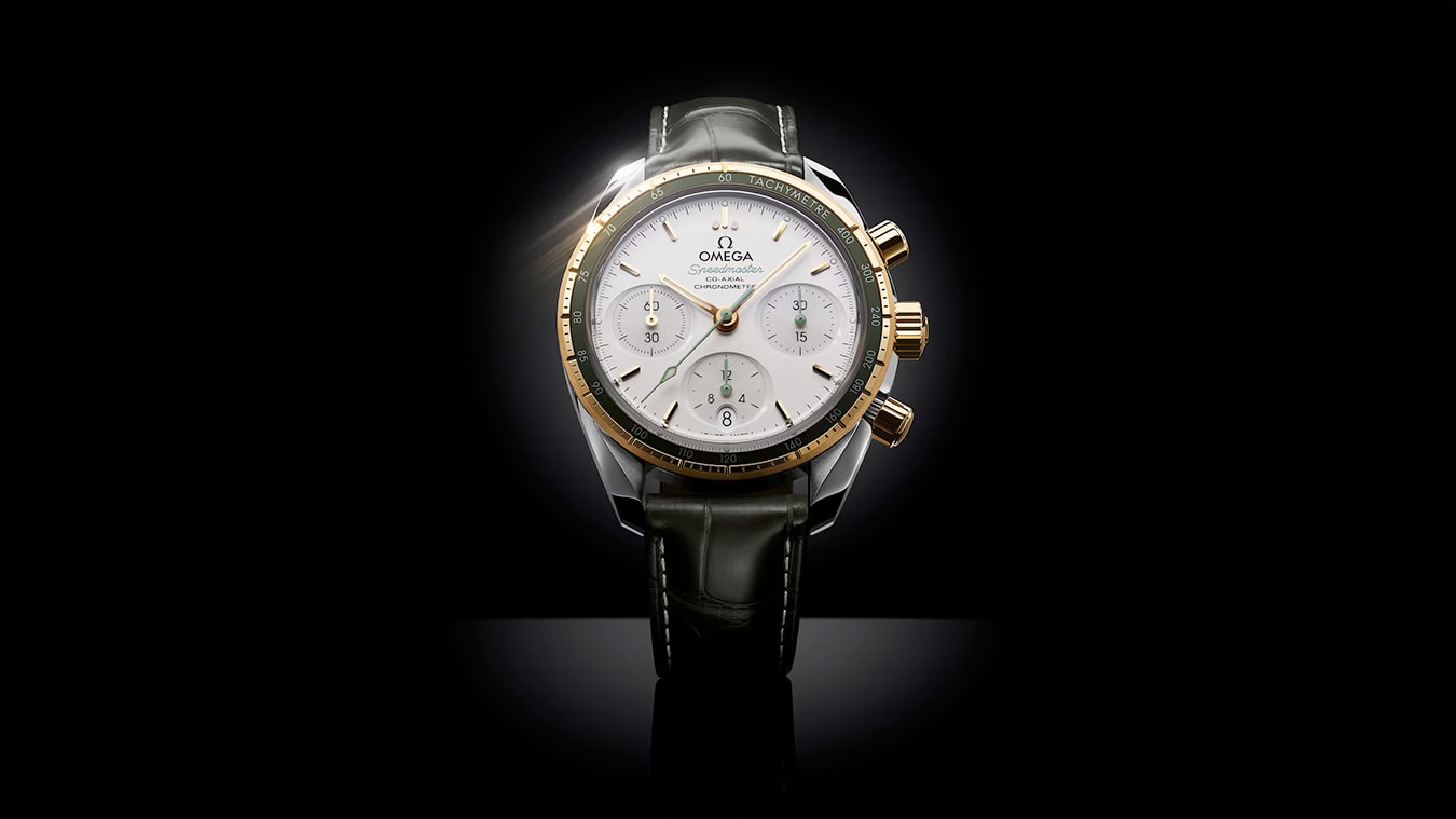 2025 Omega 324.23.38.50.02.001 Speedmaster 38 mm Steel Yellow Gold on Strap