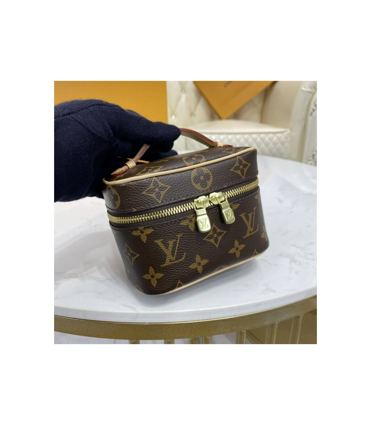 Louis Vuitton Monogram Canvas Nice Mano Toiletry Pouch