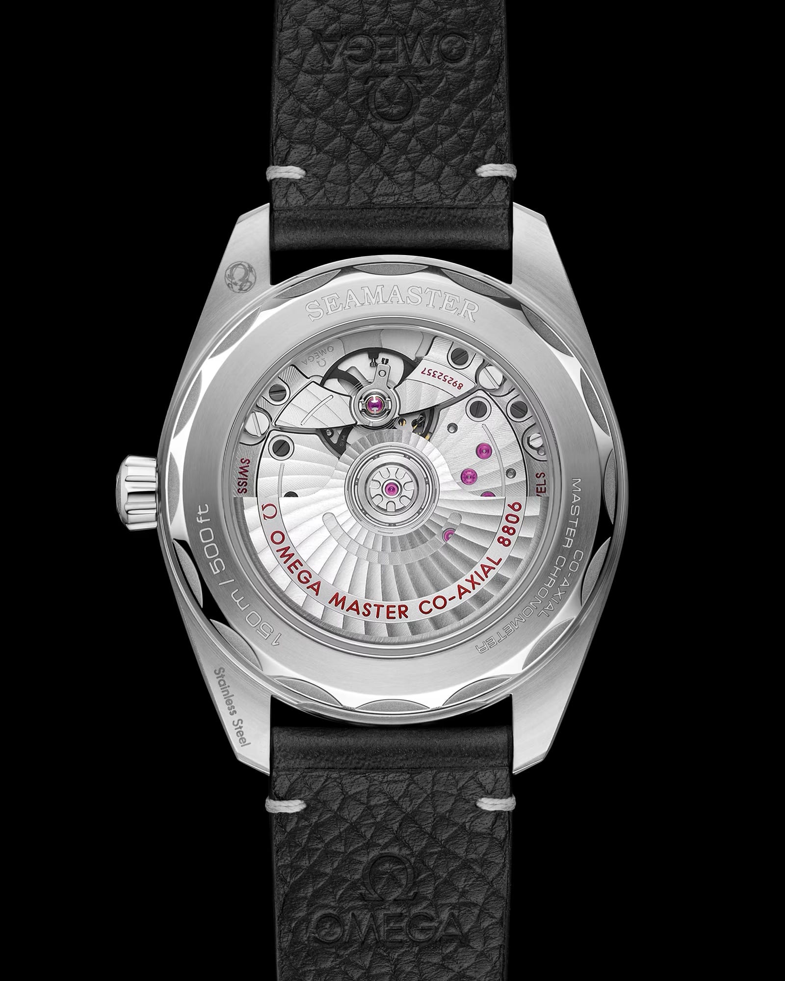 2025 Omega 235.12.38.20.06.001 Railmaster on Leather Strap