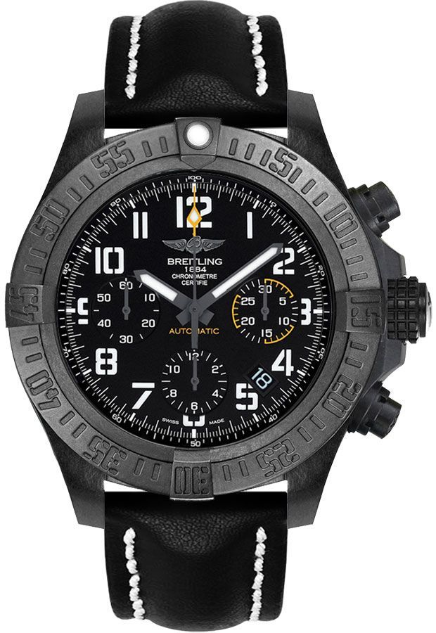 Breitling Avenger Hurricane Volcano Black Dial 45mm