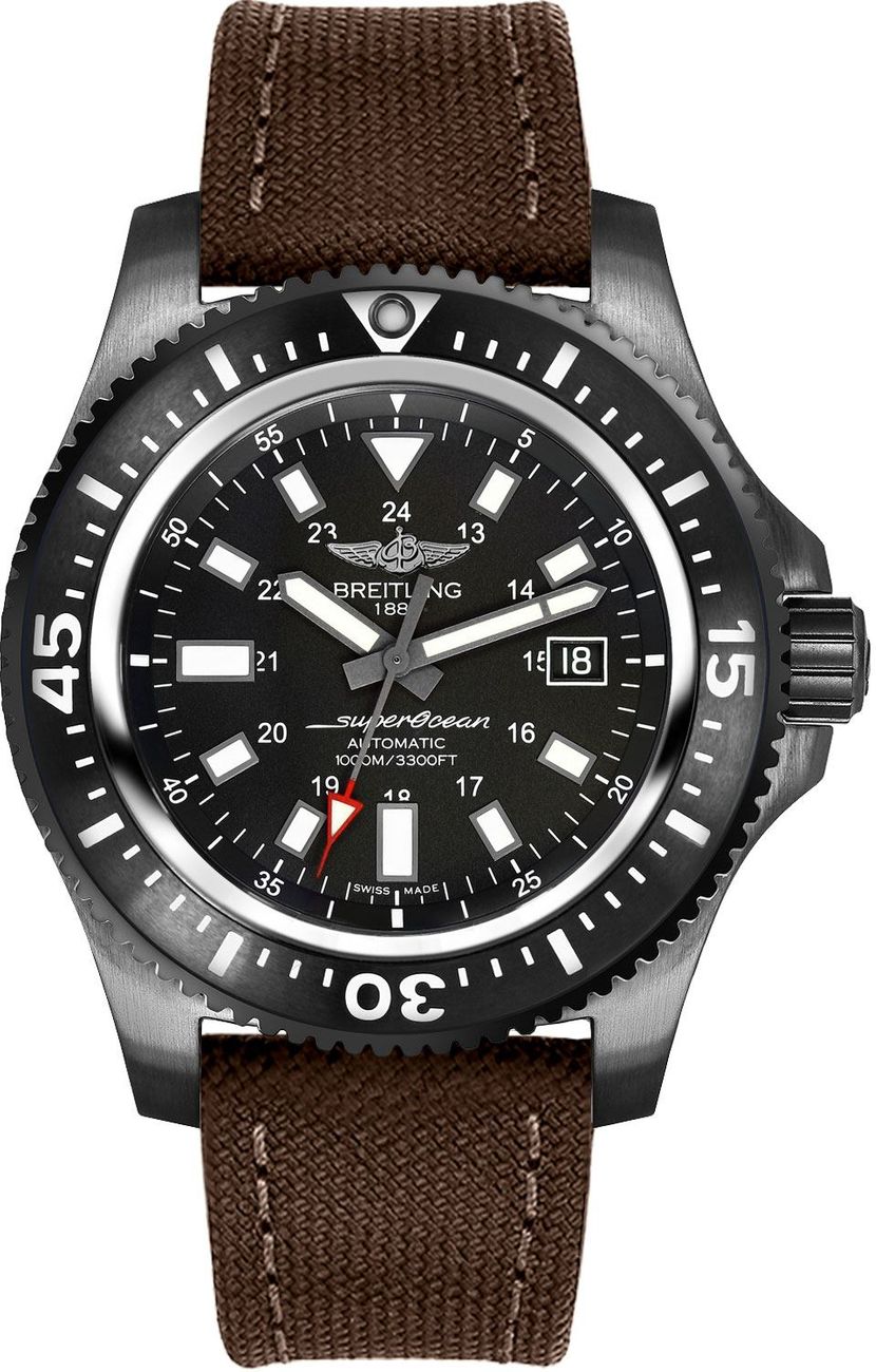 Breitling Superocean Black Steel 44mm