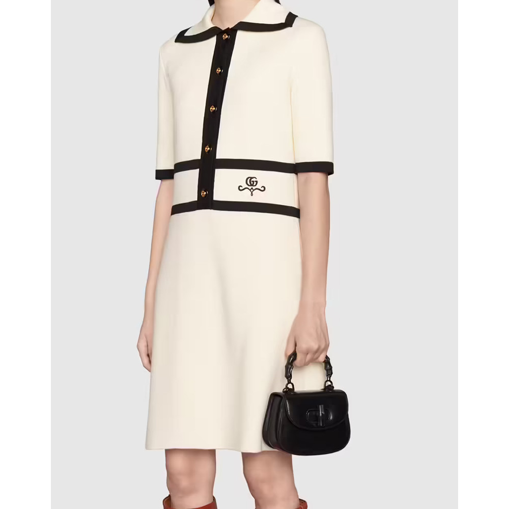 Gucci Mini Top Handle Bag with Bamboo Black