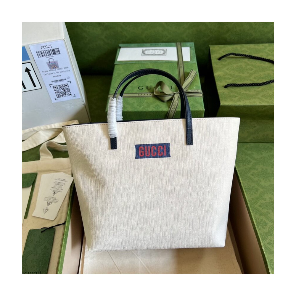 Gucci Children's Cat Print Tote