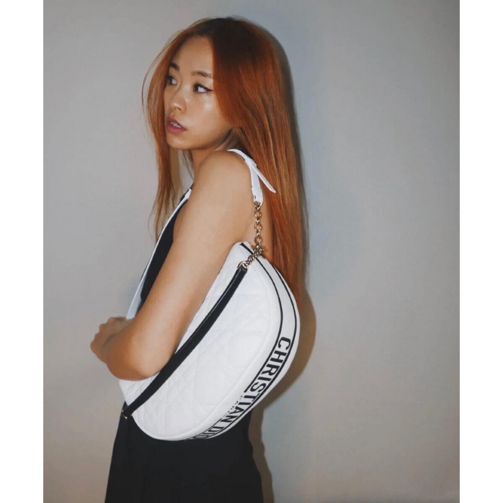 Dior Christian Dior Medium Vibe Hobo Bag in Cannage Lambskin