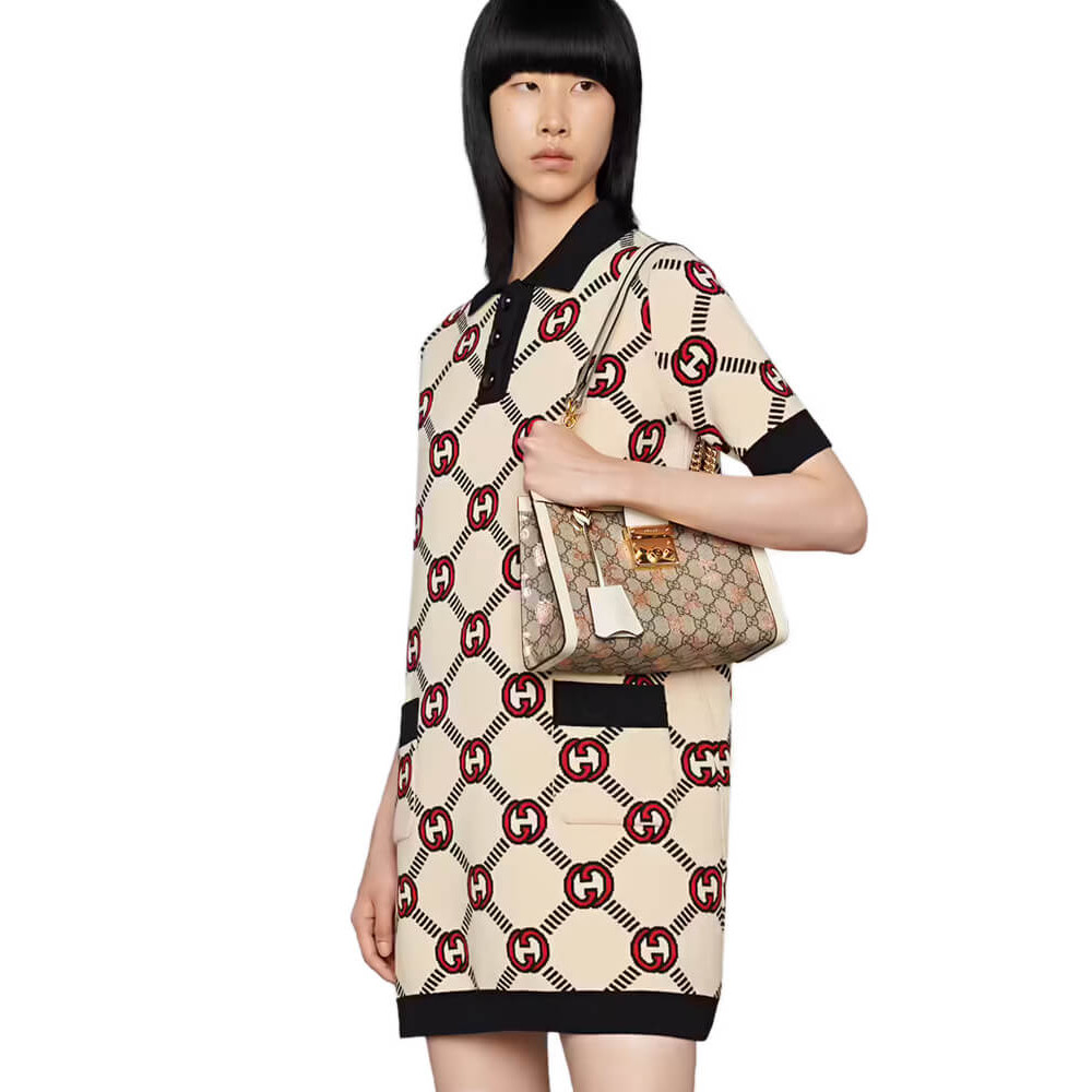 Gucci Padlock Small Berry Tote Bag