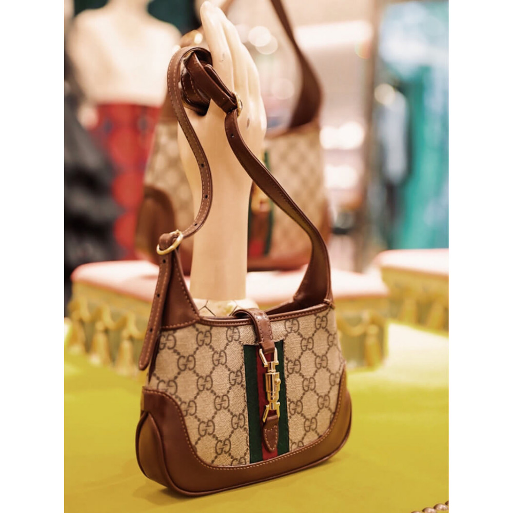 Gucci Jackie 1961 Mini Shoulder Bag in GG Canvas
