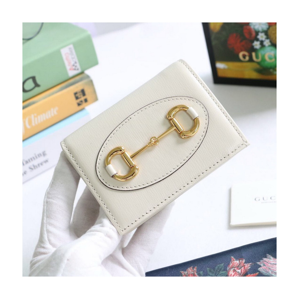 Gucci 1955 Horsebit Leather Card Case Wallet