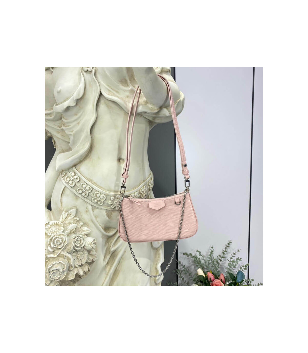 Louis Vuitton Easy Pouch On Strap Pink