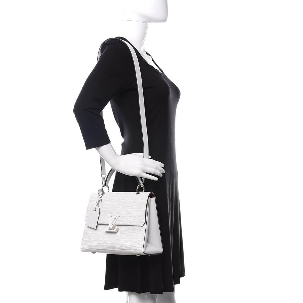 Louis Vuitton Epi Leather Grenelle PM White