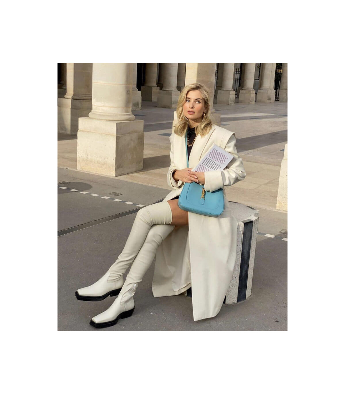 Gucci Jackie 1961 Small Hobo Bag In Blue Leather