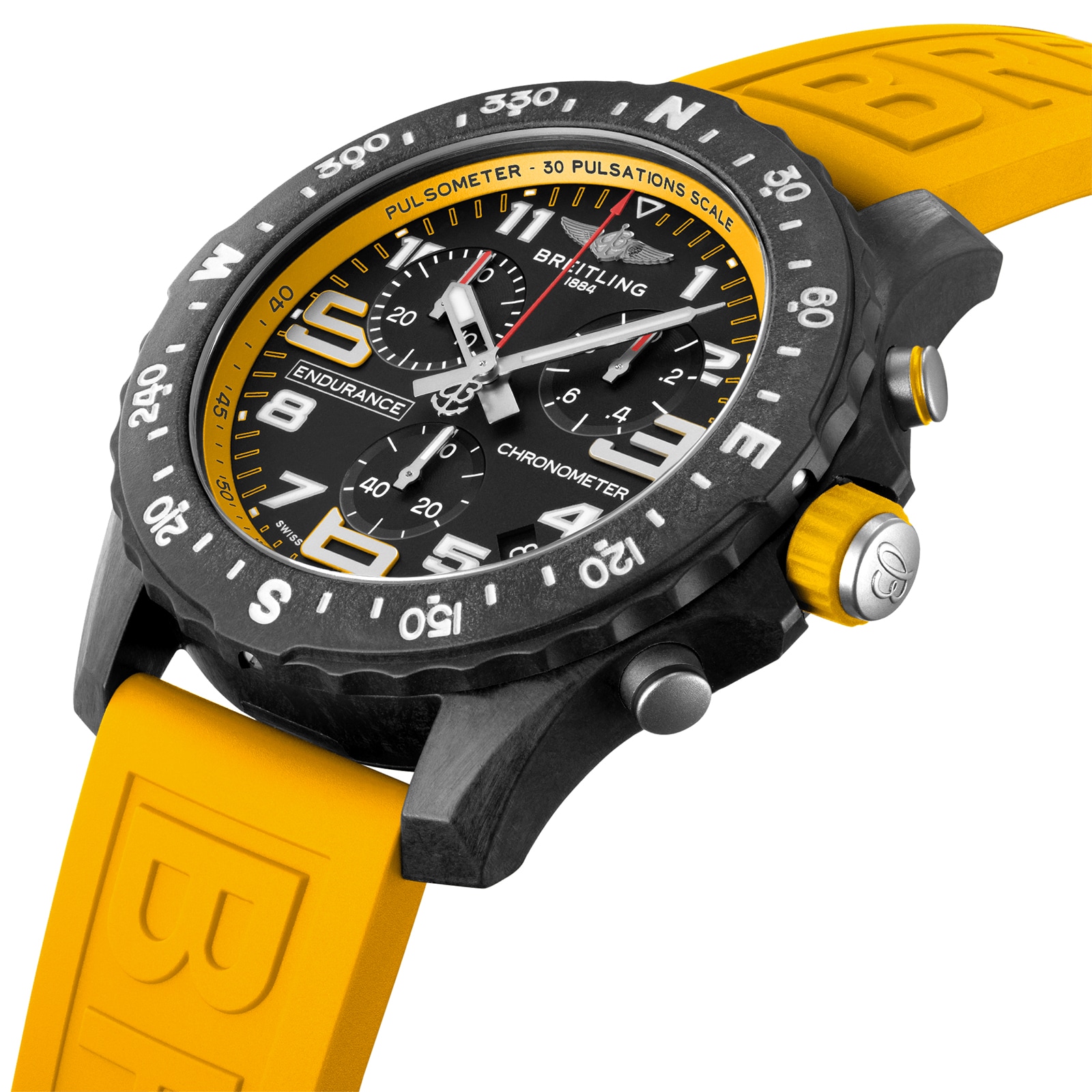 Breitling Endurance Pro 44mm Mens Watch Yellow-P17531890